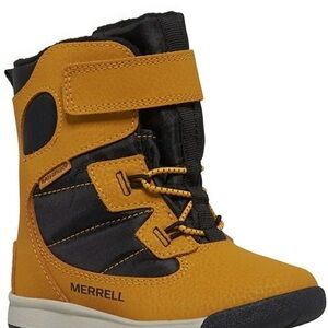 Merrell Kids Yellow and Black Adventure Boots